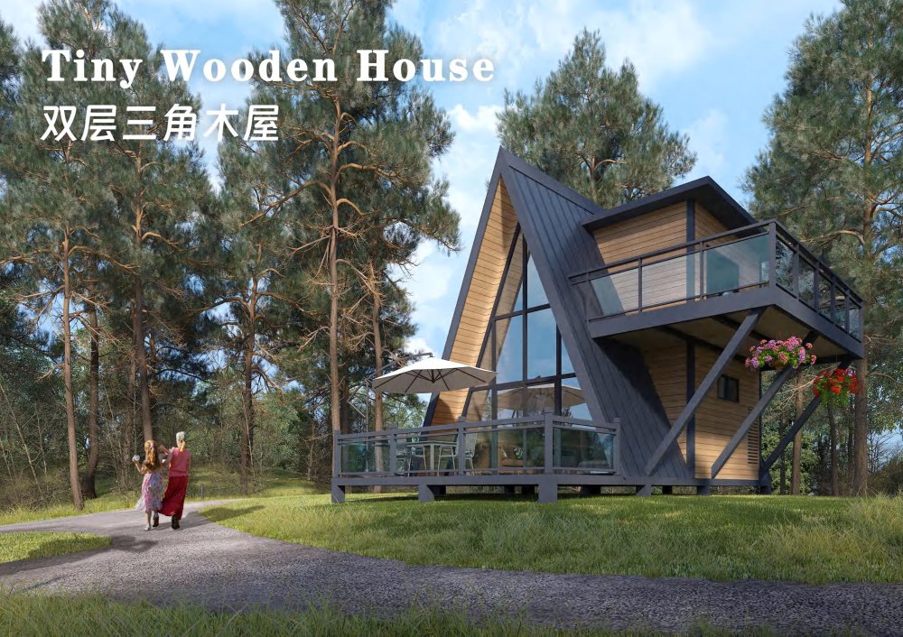 Double-Layer Triangular House