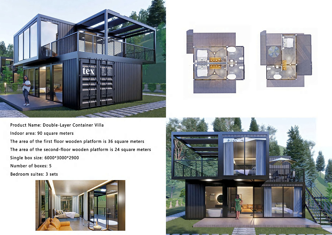 Double-Layer Contaier Villa